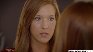 TUSHY – First Double Penetration For Redhead Kimberly Brix