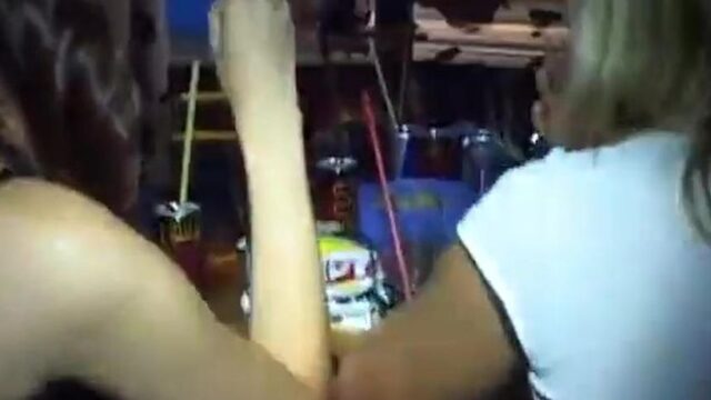 Girl Next door sucks dick on a night-out